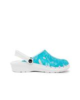 Suecos medische klompen Oden fusion print medical blue - thumbnail