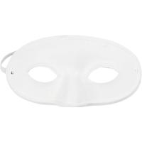 Creativ Company Masker, h: 9,5 cm, b: 18,5 cm, wit, 10 stuk/ 1 doos - thumbnail