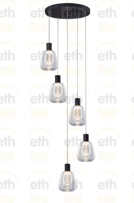 ETH Vide hanglampGary 5-lichts - 05-HL4525-30H