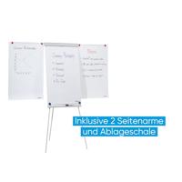 Franken Flipchart X-tra! Line® Standard Plus (b x h) 68 cm x 105 cm Lichtgrijs Incl. opbergbakje, Incl. papierhouder, Afwisbaar, In hoogte verstelbaar, - thumbnail