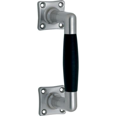 Deurgreep Ton vierkant rozet MMNO/ebben Deurgreep Ton vierkant rozet MMNO/ebben