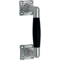 Deurgreep Ton vierkant rozet MMNO/ebben - thumbnail