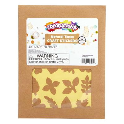 Colorations - botanisch knutselstickers, 400st. Colorations - botanisch knutselstickers, 400st.