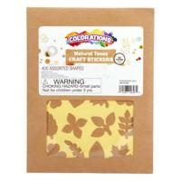 Colorations - botanisch knutselstickers, 400st. - thumbnail