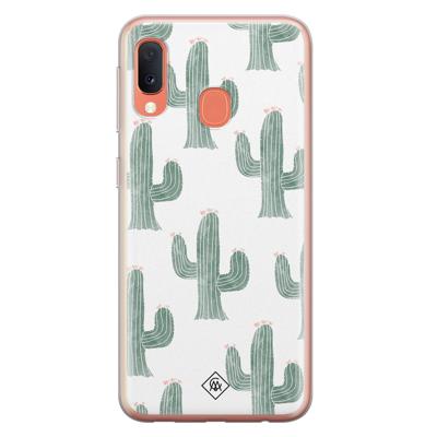Samsung Galaxy A20e siliconen telefoonhoesje - Cactus print Samsung Galaxy A20e siliconen telefoonhoesje - Cactus print