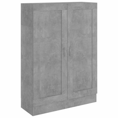 Boekenkast 82,5x30,5x115 cm spaanplaat betongrijs