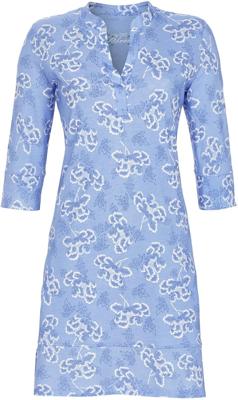 Gebloemd Ringella nachthemd blauw