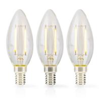 Nedis LED-Filamentlamp E14 | 4.5 W | 470 lm | 2700 K | 3 stuks | 1 stuks - LBFE14C352P3 LBFE14C352P3 - thumbnail