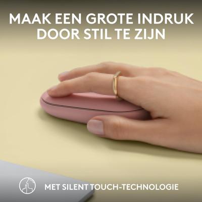 Logitech Pebble 2 M350s Roze Draadloze muis Logitech Pebble 2 M350s Roze Draadloze muis