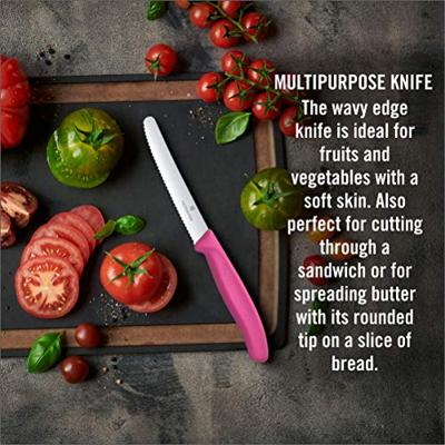 Victorinox 6.7836.L115 Tomaten- en worstmes Pink