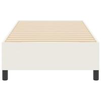 Platform bedframe Crème 90 x 200 cm Stof - thumbnail