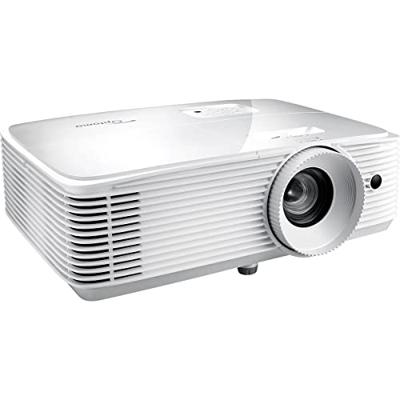 Optoma HD39HDR HDR Home Theater Projector met hoge helderheid, 120 Hz herhalingssnelheid, 4000 lumen, snelle 8,4 ms responstijd met 120 Hz, eenvoudige installatie met 1,3 x zoom, 4K-ingang, stille