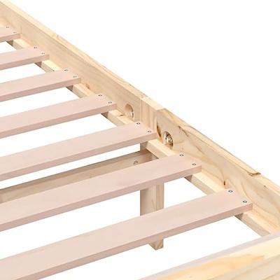 Bedframe massief hout 135x190 cm - thumbnail