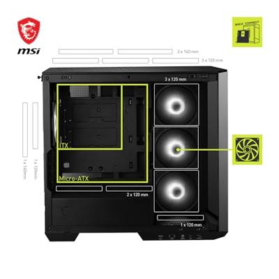 MSI MAG PANO M100R PZ Black MSI MAG PANO M100R PZ Black