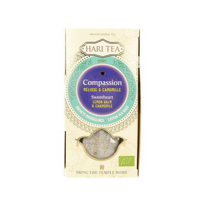 Hari Tea Lemon bal & chamomile sweetheart bio 10 Stuks