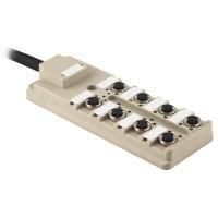 Weidmüller SAI-8-F 4P PUR 20M 9456790000 Passieve sensor/actorbox M12-verdeler met metalen schroefdraad 1 stuk(s)