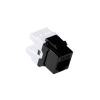 ACT TD6012 Keystone Jack CAT6 Unshielded | Zwart - thumbnail