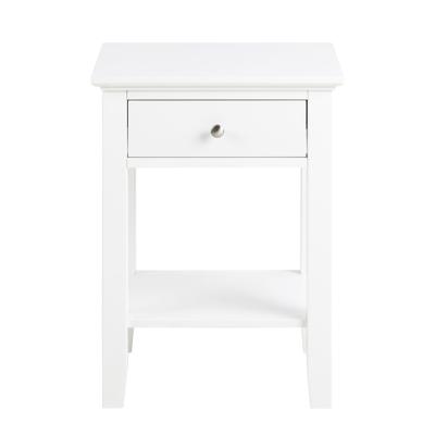 Bendt Nachtkastje 'Villads' Met 1 lade, kleur Wit Bendt Nachtkastje 'Villads' Met 1 lade, kleur Wit