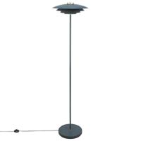 Grote zwarte vloerlamp met G9 fitting en vloerschakelaar &apos;Nordlux Bretagne&apos; - thumbnail