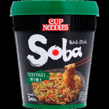 Cup Noodles Soba Wok Style Teriyaki 90 g bij Jumbo Cup Noodles Soba Wok Style Teriyaki 90 g bij Jumbo