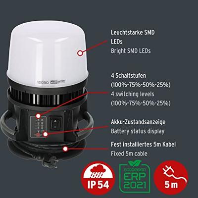 Brennenstuhl Multi Battery | LED | 360° | Hybride Bouwspots | 12050 MH | 12000lm | IP54 1173700003 - thumbnail