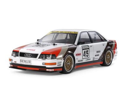 Tamiya 1:10 RC auto Elektro Toerwagen 1:10 RC Audi V8 Tourenwagen (TT-02) Tamiya 1:10 RC auto Elektro Toerwagen 1:10 RC Audi V8 Tourenwagen (TT-02)