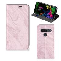 LG G8s Thinq | Standcase | Marble Pink - Origineel Cadeau Vriendin - thumbnail