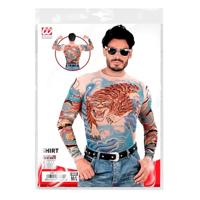 Tattoo shirt tijger en draak - thumbnail