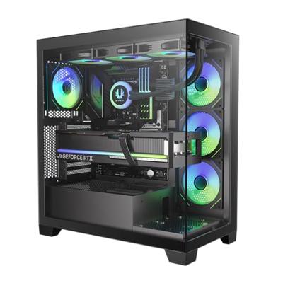 PC-behuizing - BITFENIX - CETO Premium Edition - Mid-Tower - ATX - Zwart - Gehard glas - USB-C en A-RGB