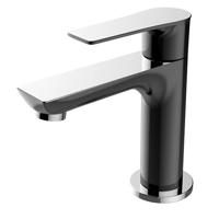 Fonteinkraan Larga Zwart Éénhendel Chroom - thumbnail