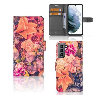 Samsung Galaxy S21 FE Hoesje Bosje Bloemen Samsung Galaxy S21 FE Hoesje Bosje Bloemen