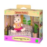 SYLVANIAN FAMILIES 5013 Papa Konijnchocolade en woonkamer - thumbnail