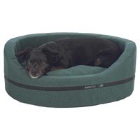 TRIXIE HONDENMAND CITYSTYLE OVAAL DONKERGROEN 80X65X24 CM - thumbnail