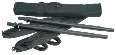 Retourdeal - Vonyx tussenpaal - set van 2 - voor plaatsing top boven Retourdeal - Vonyx tussenpaal - set van 2 - voor plaatsing top boven