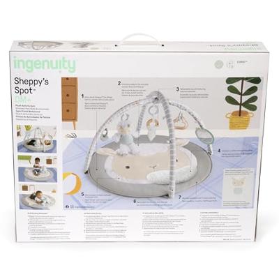 INGENUITY Sheppy's Spot Pluche Activity Gym Playmat - Corrie INGENUITY Sheppy's Spot Pluche Activity Gym Playmat - Corrie