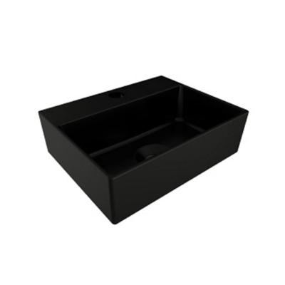 Mini Fontein AQS Cloud 1 Kraangat 29x23 cm Zonder Overloop Mat Zwart Aqua Splash Mini Fontein AQS Cloud 1 Kraangat 29x23 cm Zonder Overloop Mat Zwart Aqua Splash