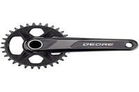 SHIMANO crankstel "deore fc-m6100-1" crankset shim.deore fc-m6100-1 32t 175mm - thumbnail
