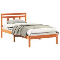 Bedframe Bruin Massief grenenhout - thumbnail