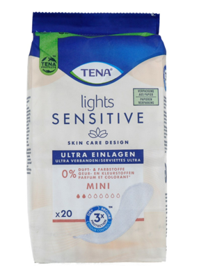 Tena Light pads sensitive mini 20 Stuks