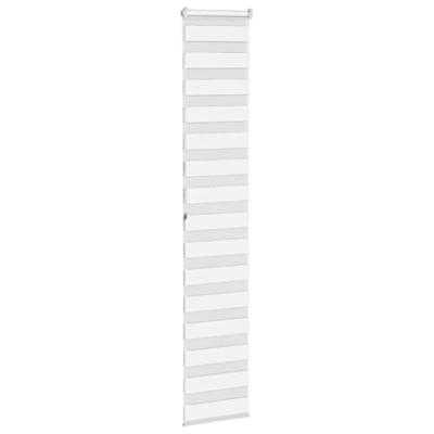 Zebra rolgordijn 40x200 cm stofbreedte 35,9 cm polyester wit