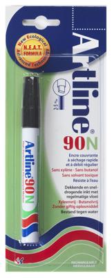 Permanent marker Artline 90N zwart, op blister
