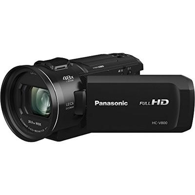 Panasonic HC-V800EG-K compacte camcorder, full-HD, groothoek 25 mm, optische zoom, 24x, WLAN, zwart