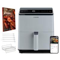 Cosori CAF-P583S-AEUR Airfryer 6.4 l 1700 W Anti-aanbaklaag, Met display, Oververhittingsbeveiliging, Appbased Grijs - thumbnail