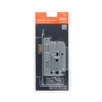 Nemef 1264 Toilet/badkamerdeurslot | DM50mm | WC63mm | krukgat 8mm | voorplaat RVS 20x174mm afgerond | messing dag- en nachtschoot | DR 1+3/2+4 - - thumbnail