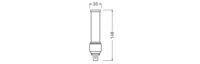 OSRAM HOMELIGHTING 4099854502439 LED-buis-lamp Energielabel E (A - G) G24d-2 7 W Daglichtwit 1 stuk(s) - thumbnail