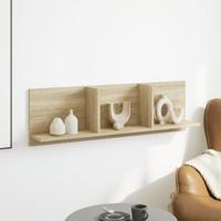 Wandkast 100x16,5x30 cm bewerkt hout sonoma eikenkleurig - thumbnail