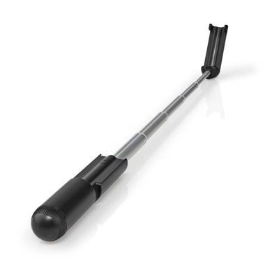 Uitschuifbare Selfiestick | Ingebouwde Draadloze Sluiterknop | Compact | Lichtgewicht | Zwart