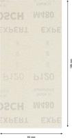 Bosch Accessoires Expert M480 schuurnet voor vlakschuurmachines 93 x 186 mm, K120 - 1 stuk(s) - 2608900754 - thumbnail