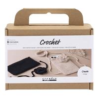 Creativ Company Https://www.cchobby.nl/mini-hobbyset-haken-tas-met-roos-1-doos - thumbnail