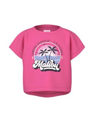 Name it zomer crop top meisjes - roze - NkfVilma - thumbnail